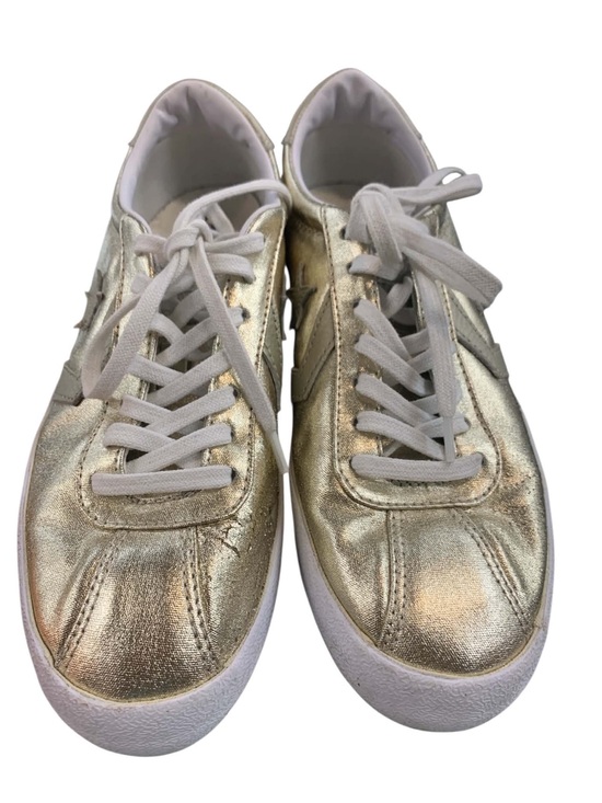 Converse Shoes - Converse Metallic Gold Low Top Sneakers S9